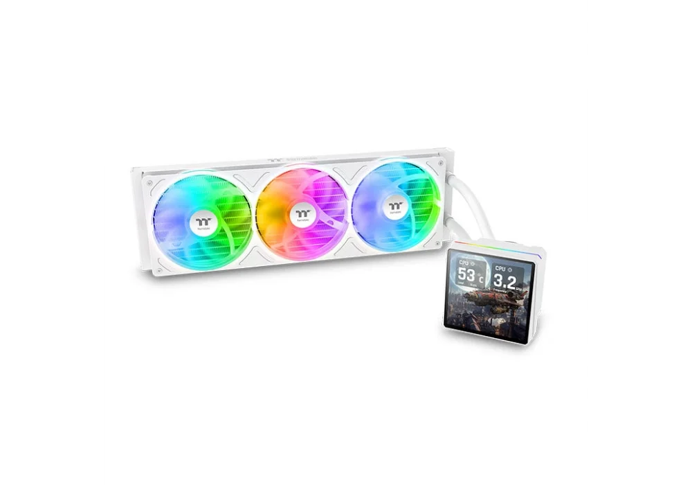 Thermaltake TH360 V3 Beyaz Ultra ARGB 360 mm Intel(1700p/1851p)-AMD Uyumlu Sıvı Soğutucu
