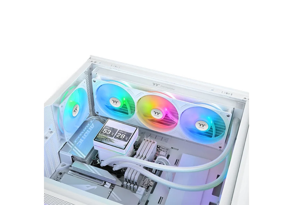 Thermaltake TH360 V3 Beyaz Ultra ARGB 360 mm Intel(1700p/1851p)-AMD Uyumlu Sıvı Soğutucu