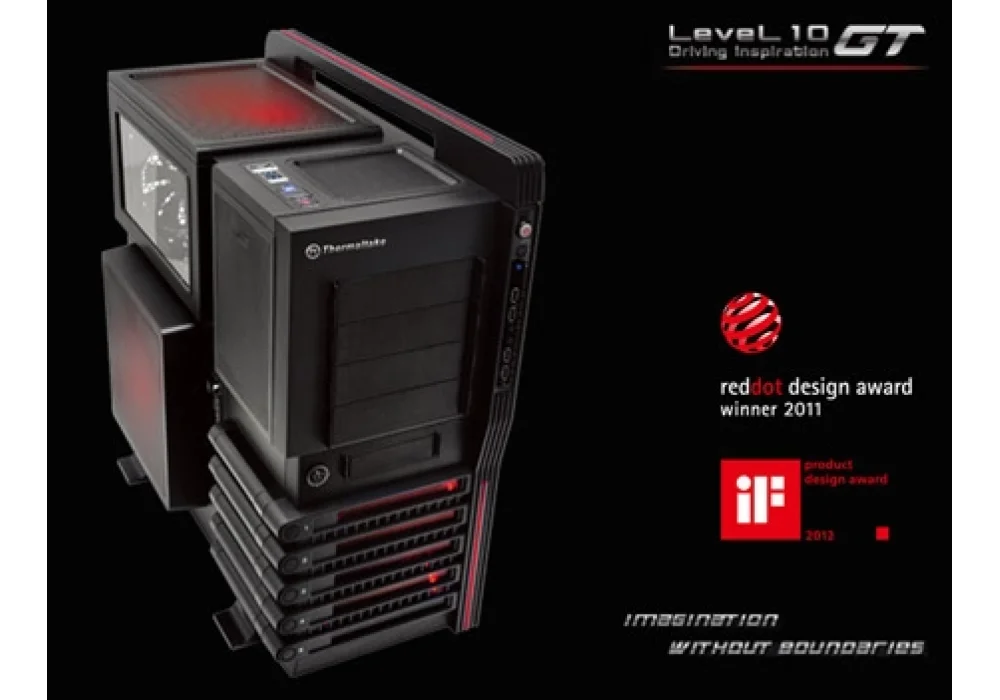 Thermaltake Level 10 GT Led Fan USB 3.0 Led Kontrolcülü E-ATX Full Tower Kasa