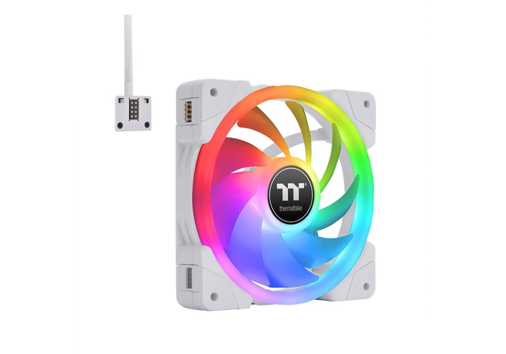 Thermaltake SWAFAN EX12 RGB TT Premium Edition White 120 mm Fan (3lü Set)