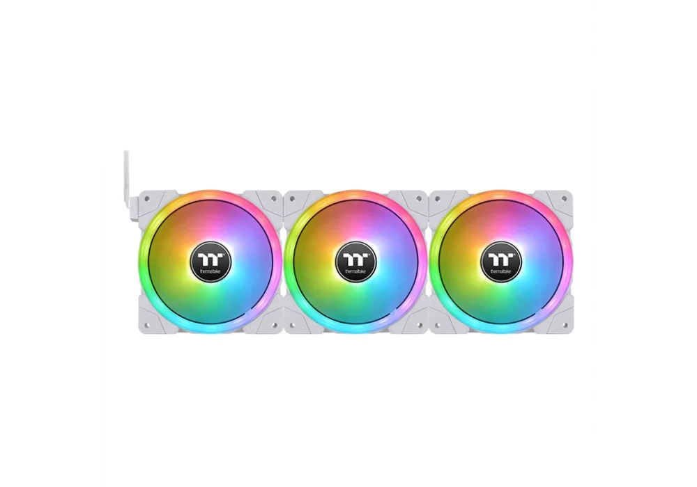Thermaltake SWAFAN EX12 RGB TT Premium Edition White 120 mm Fan (3lü Set)