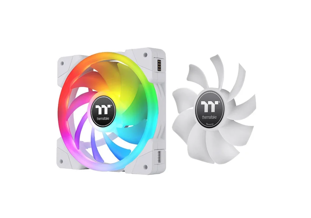 Thermaltake SWAFAN EX12 RGB TT Premium Edition White 120 mm Fan (3lü Set)