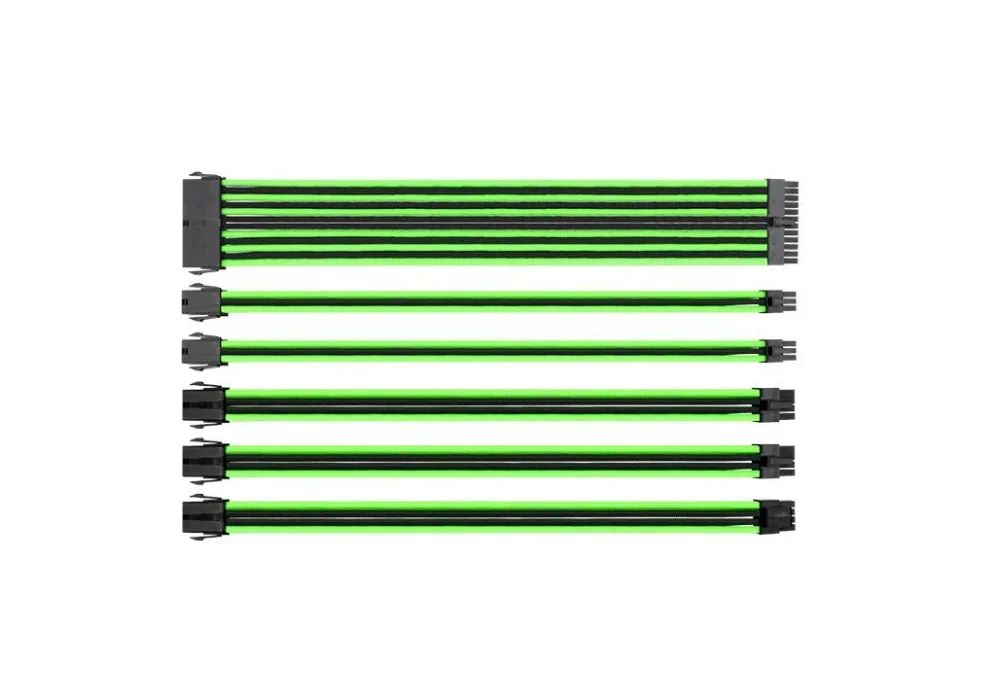 Thermaltake Tt Mod Yeşil/Siyah Power Supply Sleeved Kablo Seti