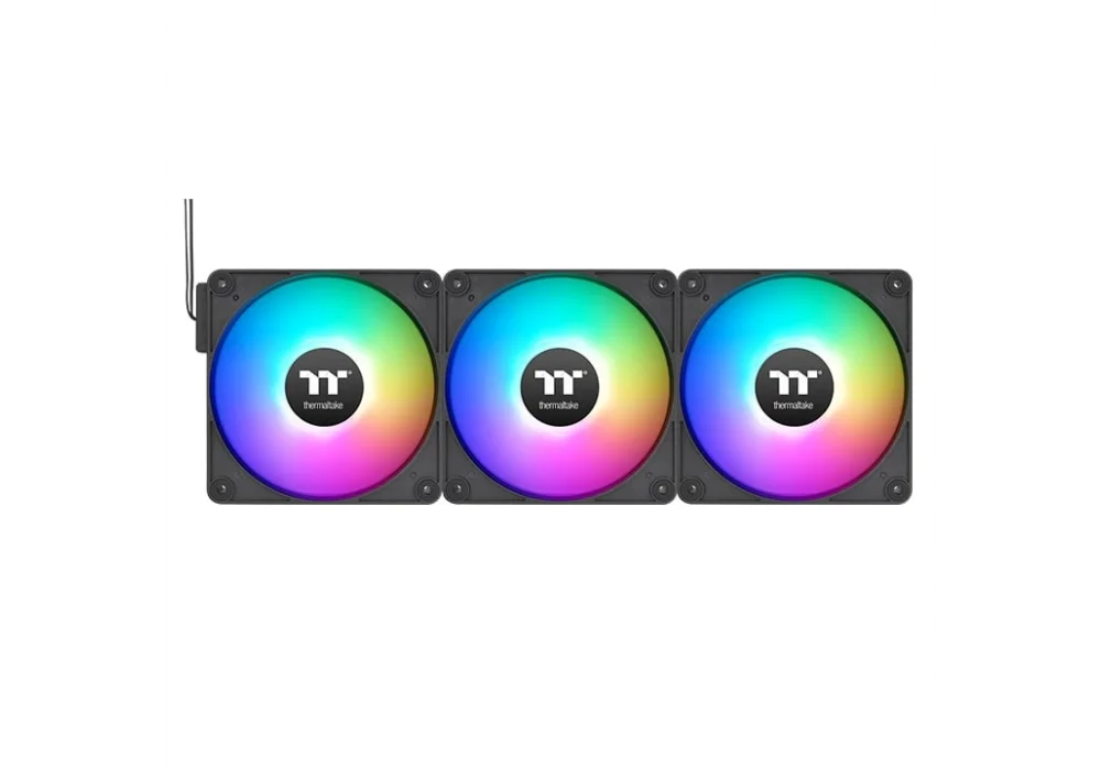Thermaltake CT140 EX Reverse ARGB Black 140 mm Fan (3lü Set)