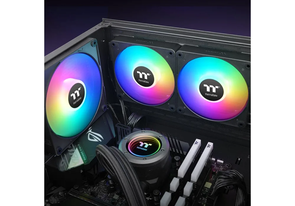 Thermaltake CT140 EX ARGB Black 140 mm Fan (3lü Set)