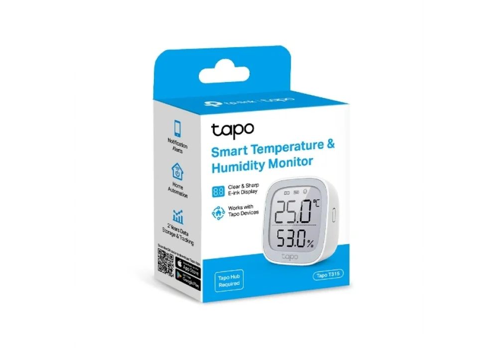 Tp-Link Tapo T315 Akıllı Sıcaklık ve Nem Sensörü