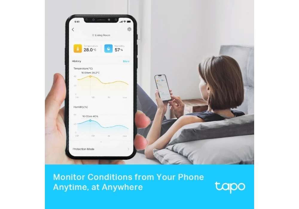 Tp-Link Tapo T315 Akıllı Sıcaklık ve Nem Sensörü