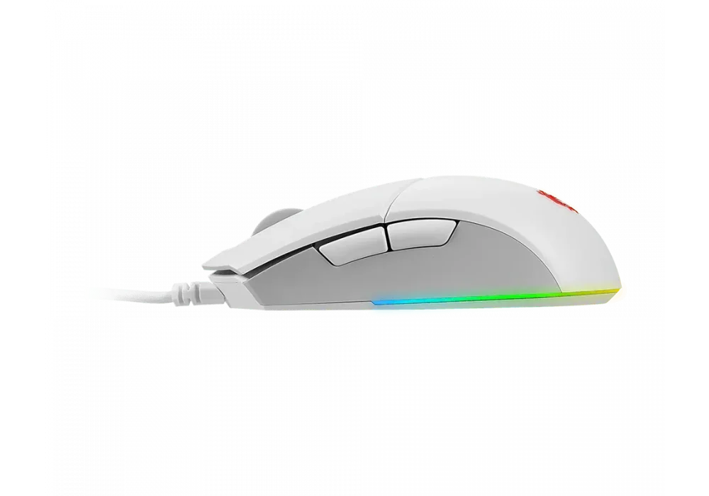 MSI GG Clutch GM11 White RGB Optik Gaming Mouse