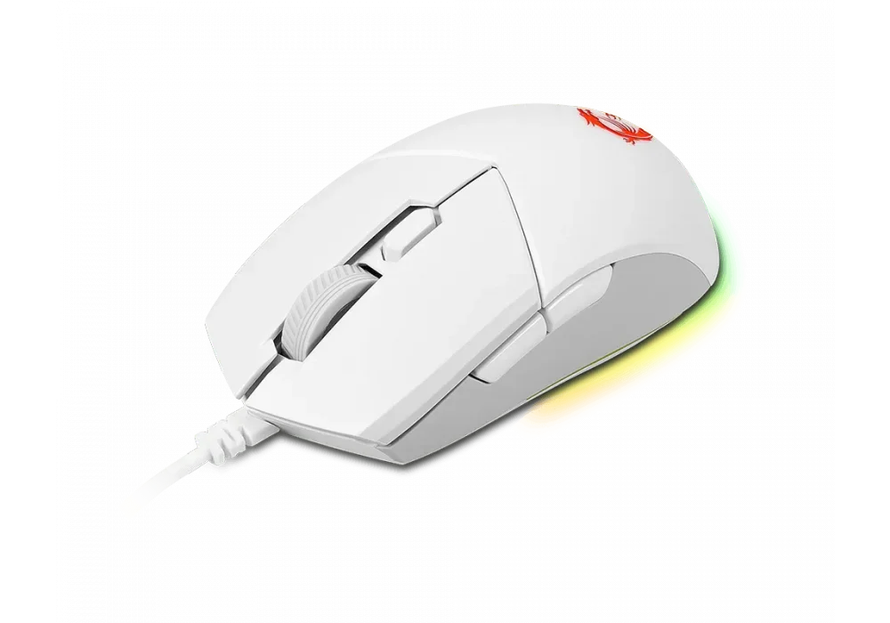 MSI GG Clutch GM11 White RGB Optik Gaming Mouse