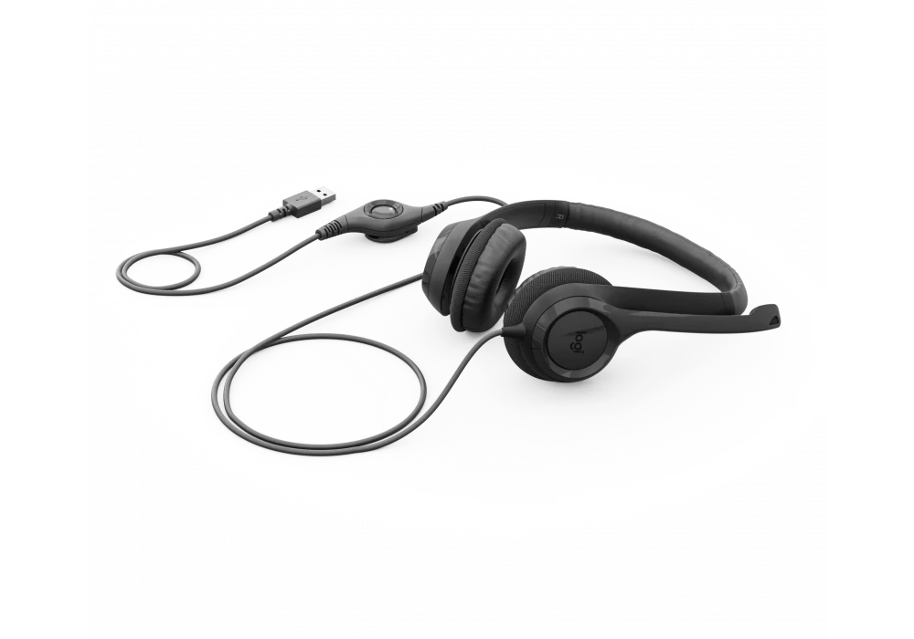 Logitech H390 Siyah Kablolu Mikrofonlu USB Kulaklık (981-000406)