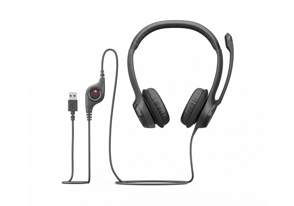 Logitech H390 Siyah Kablolu Mikrofonlu USB Kulaklık (981-000406)