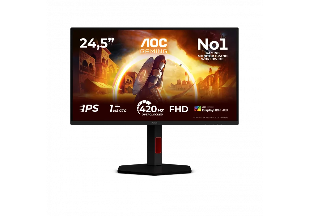 Aoc 24.5 25G4KUR 1ms 420Hz HDMI,DisplayPort Adaptive-SyncFast IPS Full HD Gaming Monitör