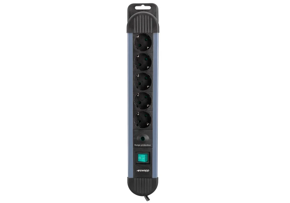 S-Link SPGKS05 Gri 1.5m 900 Joule 5li Akım Korumalı Priz