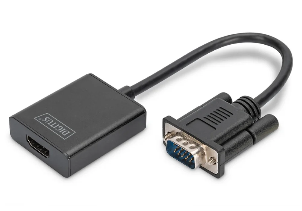 Digitus DA-70473 15cm VGA To HDMI Ses Dönüştürücü