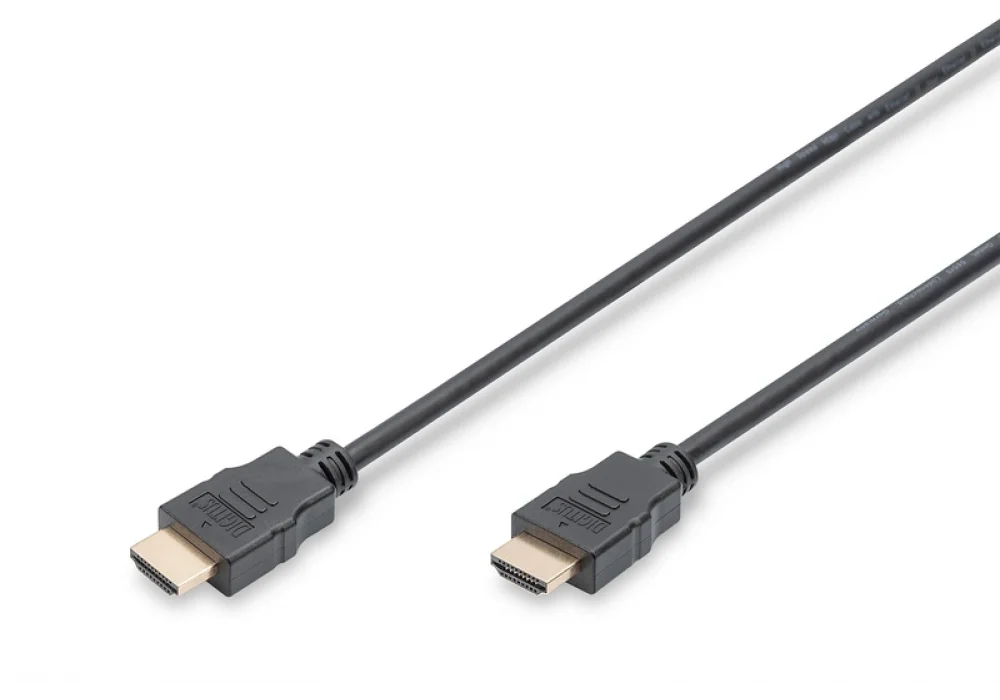Digitus HDMI Kablo Altın Uçlu Siyah (2m) FHD