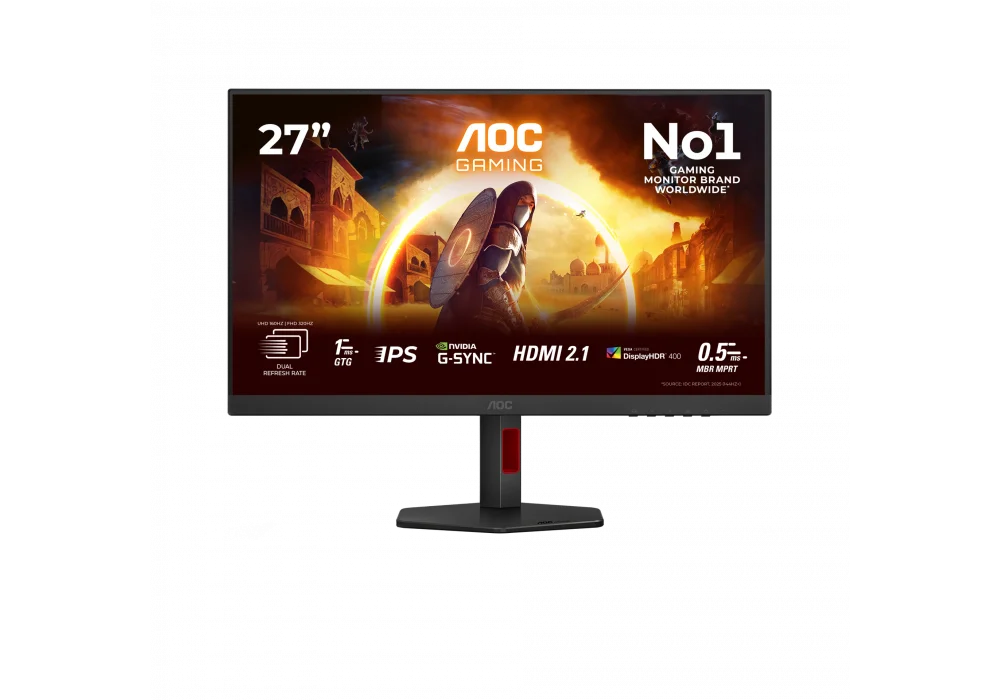 Aoc 27 U27G4R 4K 0.5ms 160Hz / FHD 0.3ms 320Hz HDMI,DisplayPort Adaptive-Sync G-Sync Dual Mode Fast IPS 4K Gaming Monitör