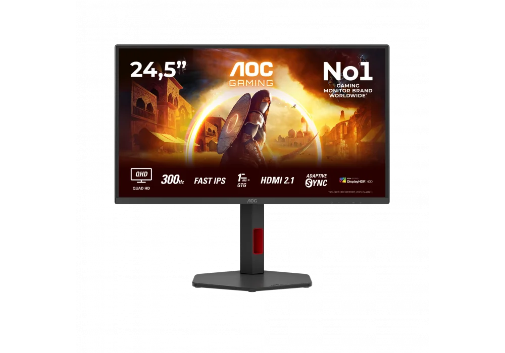 Aoc 24.5 Q25G4SR 0.3ms 300Hz HDMI,DisplayPort Fast IPS 2K Gaming Monitör