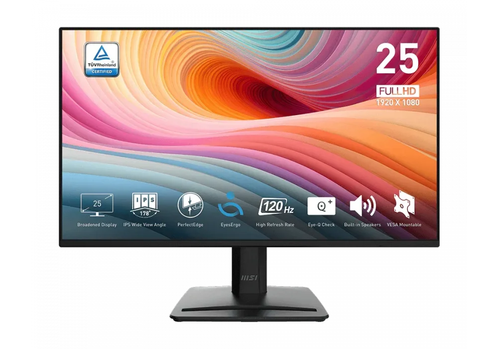 MSI 24.5 PRO MP252 E2 1ms 120Hz HDMI,DisplayPort Adaptive-Sync IPS Full HD Monitör