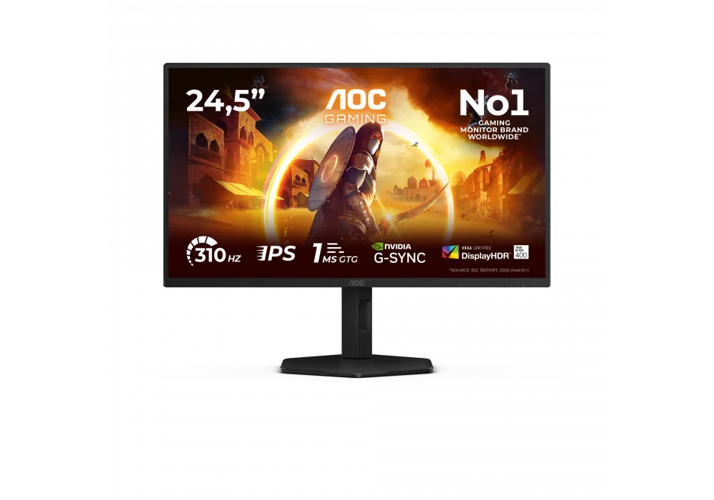 Aoc 24.5 25G4SXU 0.3ms 310Hz HDMI,DisplayPort Adaptive sync Fast IPS Full HD Gaming Monitör
