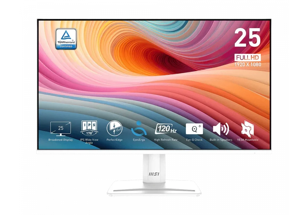 MSI 24.5 PRO MP251W E2 1ms 120Hz HDMI,DisplayPort Adaptive-Sync IPS Full HD Monitör