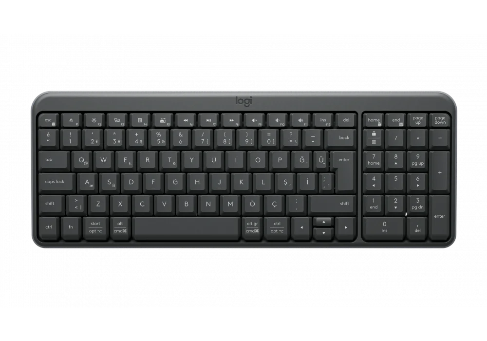 Logitech K250 Compact Grafit Türkçe Q Kablosuz Klavye