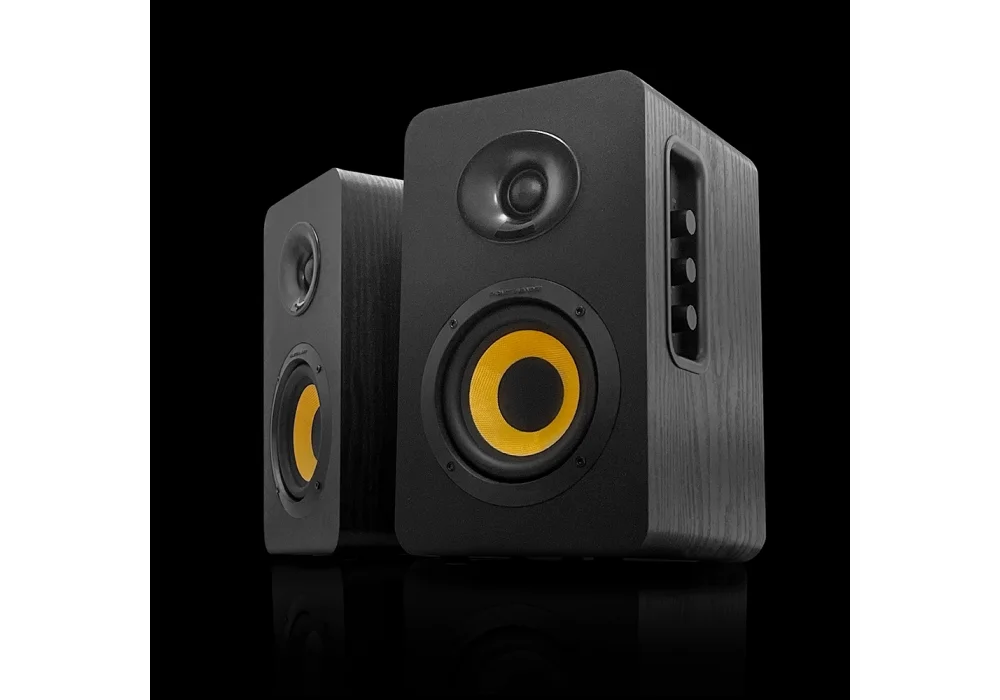Thonet & Vander Vertrag Gen 2 80W RMS Siyah Bluetooth 5.0 RCA 2.0 Hoparlör