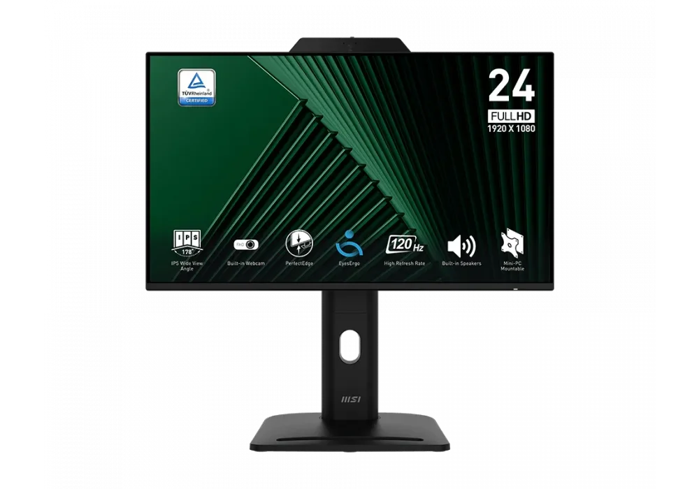 MSI 23.8 PRO MP242PMG 1ms 120Hz HDMI,DisplayPort Adaptive-Sync IPS Pivot Full HD Monitör