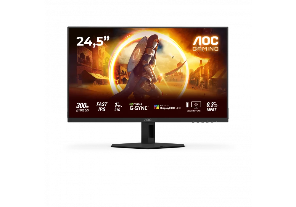 Aoc 24.5 25G4SRE 0.03ms 310Hz HDMI,DisplayPort Adaptive Sync Fast IPS Full HD Gaming Monitör