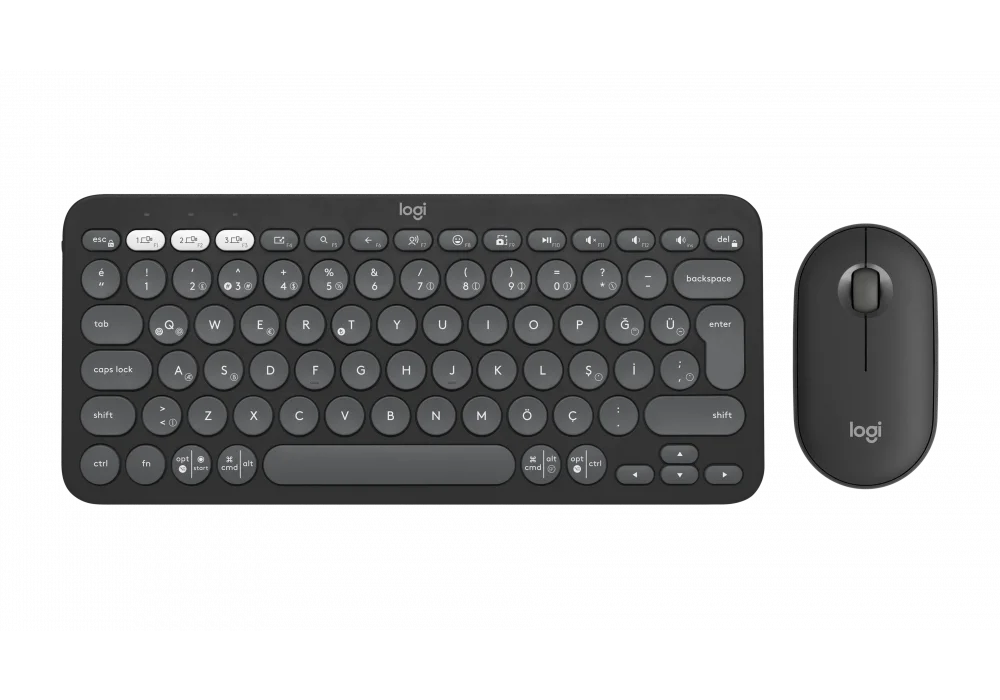 Logitech Pebble 2 Siyah Blutooth Kablosuz Klavye + Mouse Set