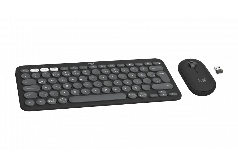 Logitech Pebble 2 Siyah Blutooth Kablosuz Klavye + Mouse Set