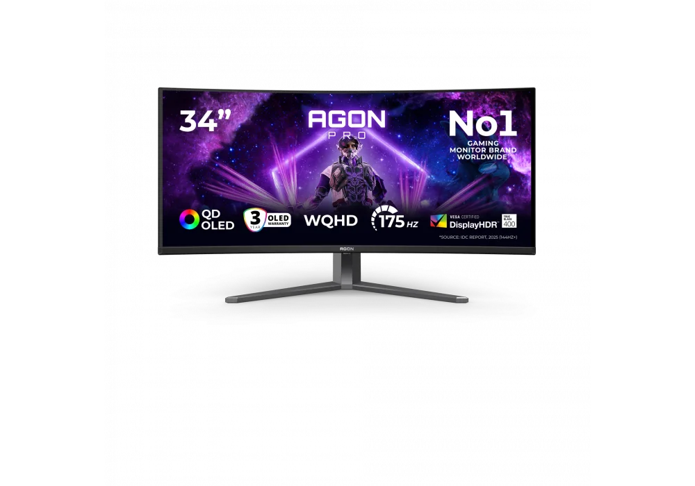 Aoc AGON 34 AG346UCD 0.03ms 175Hz HDMI,DisplayPort Adaptive Sync QD-OLED 4K Gaming Monitör