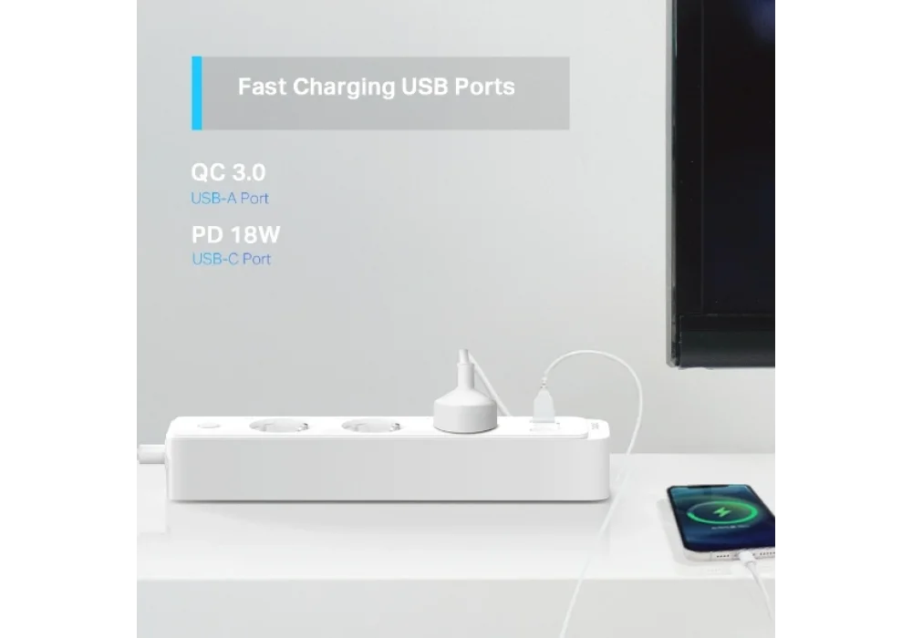 Tp-Link Tapo P300 Wi-Fi Akım Korumalı Akıllı Priz