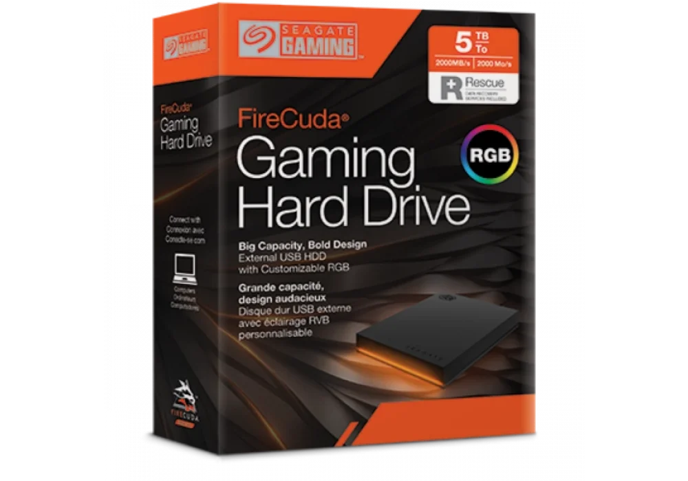 Seagate EXT 2TB FireCuda Gaming 2,5 (STKL2000400) Taşınabilir Disk