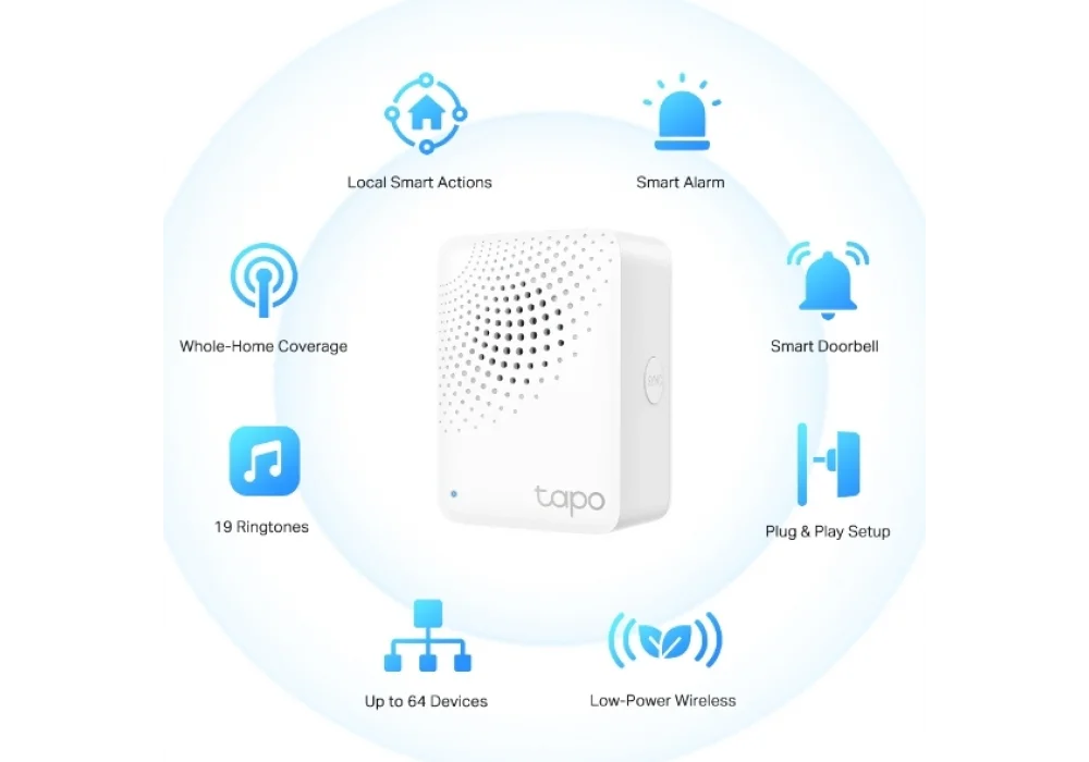 Tp-Link Tapo H100 Zil Özellikli Akıllı Hub