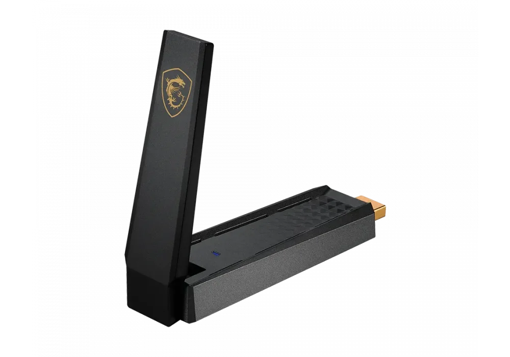 MSI AXE5400 WiFi 2402 Mbps USB 3.2 Kablosuz USB Adaptör