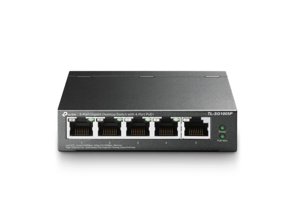 Tp-Link TL-SG1005P 5 Port Gigabit Yönetilemez Switch