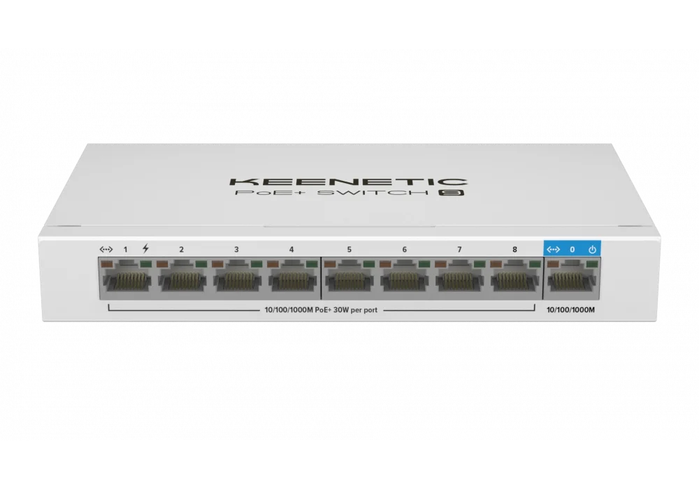 Keenetic KN-4710-01-EU 9 Port 10/100/1000 Mbps Yönetilemez Switch