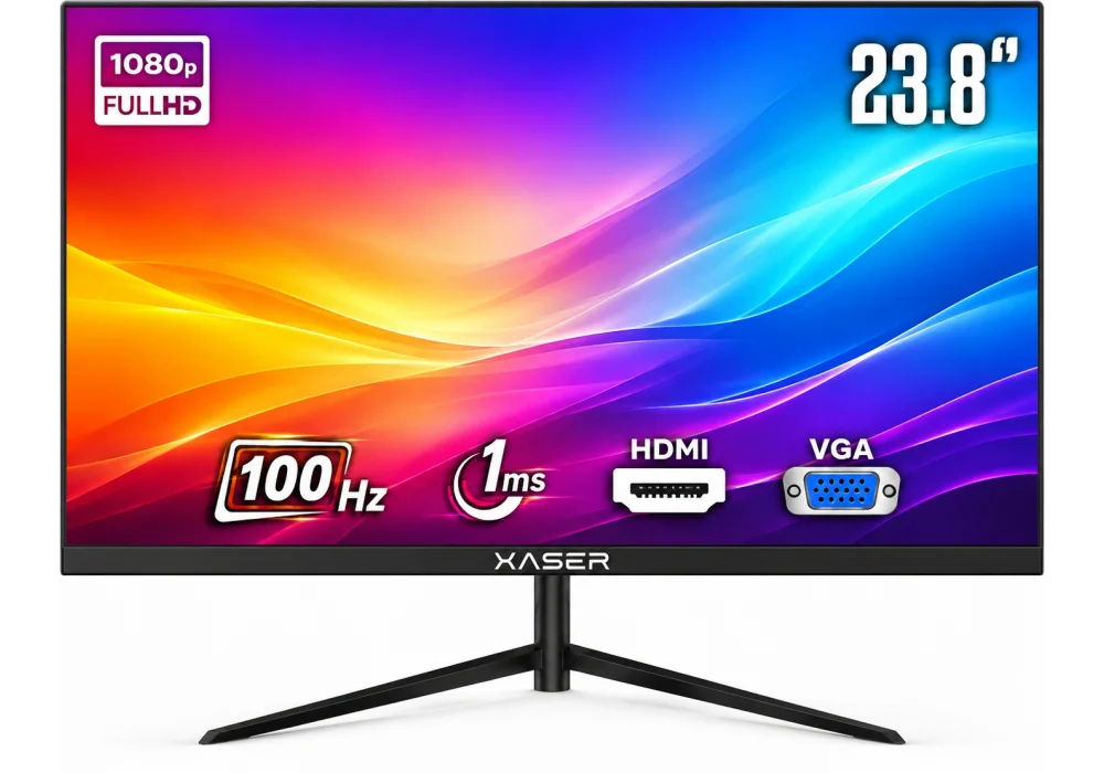 Xaser 23.8 XR-C2380FHD 1Ms 100Hz HDMI,VGA Adaptive Sync Curved Gaming Monitör