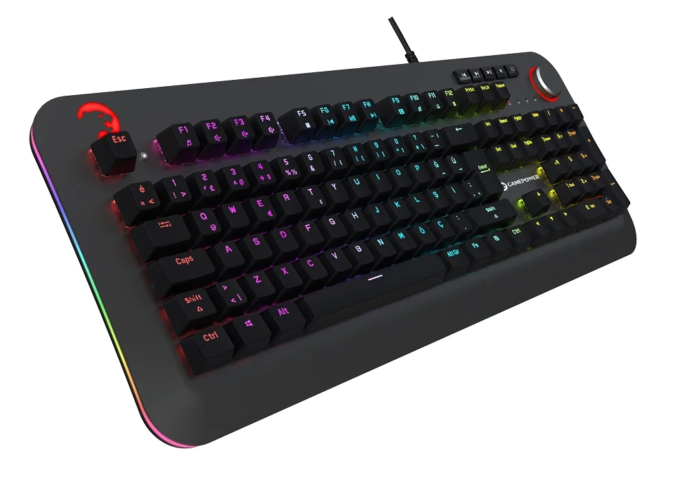 Gamepower Starscream 60M RGB Red Switch Kablolu Gaming Klavye