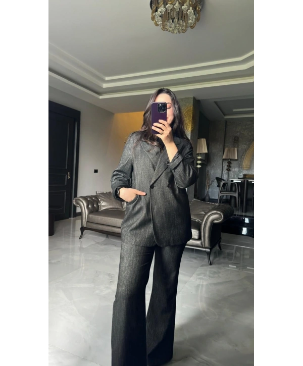ANTRASİT RENK KIŞLIK ALT-ÜST TAKIM