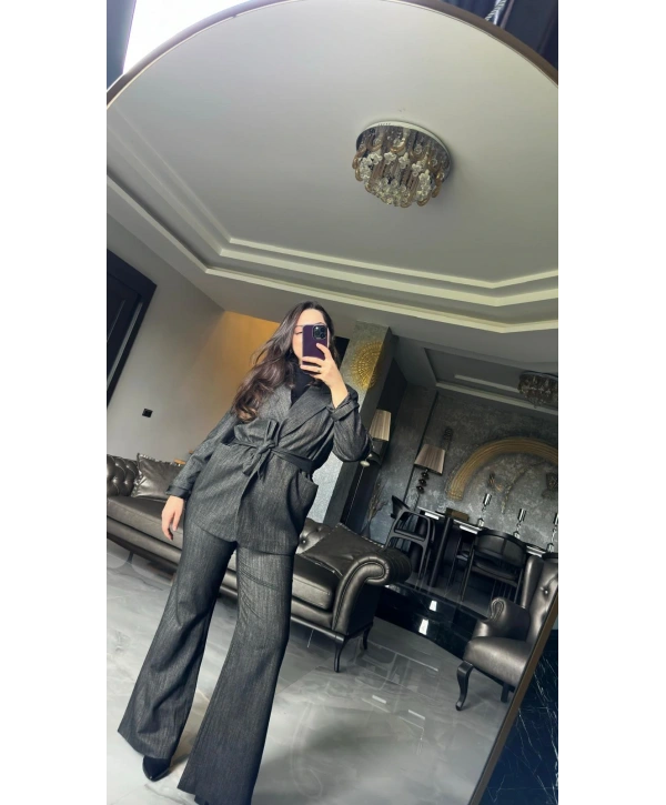 ANTRASİT RENK KIŞLIK ALT-ÜST TAKIM