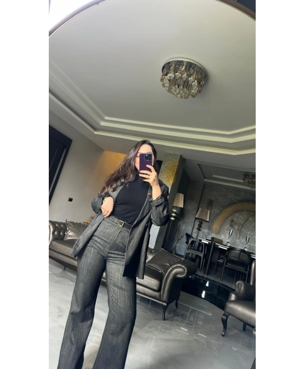 ANTRASİT RENK KIŞLIK ALT-ÜST TAKIM