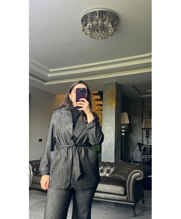 ANTRASİT RENK KIŞLIK ALT-ÜST TAKIM