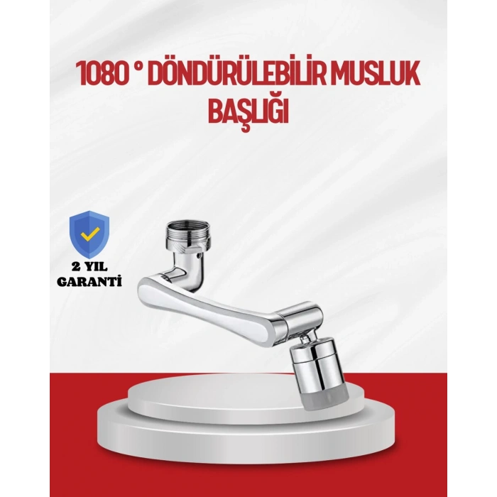 1080° Çok Yönlü Musluk Aparatı Püskürtme ve Köpük Akışlı