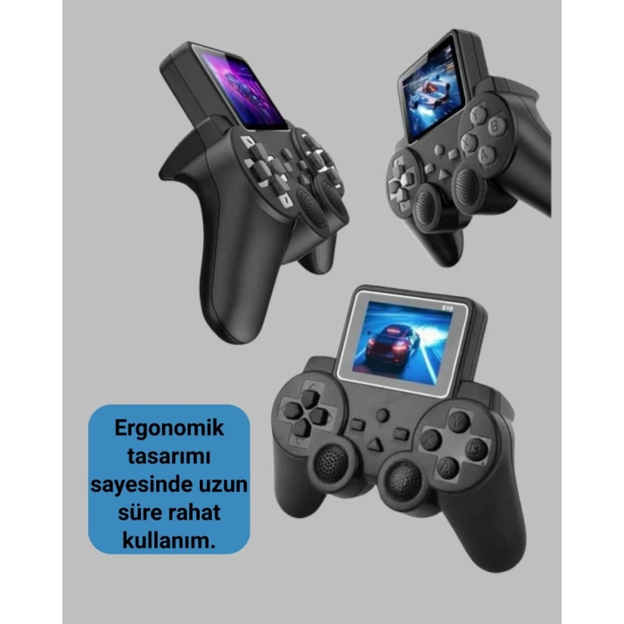 2025 A Kalite S10 Gamepad 520 Oyunlu TV Bağlantılı Retro Atari Konsolu