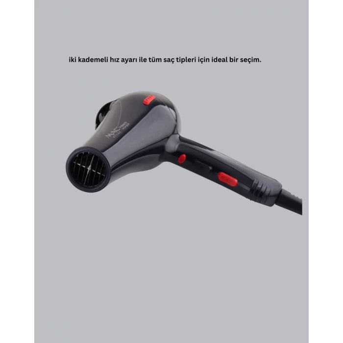 2200W AC Motor Saç Kurutma Makinesi Hafif ve Dayanıklı Tasarımlı