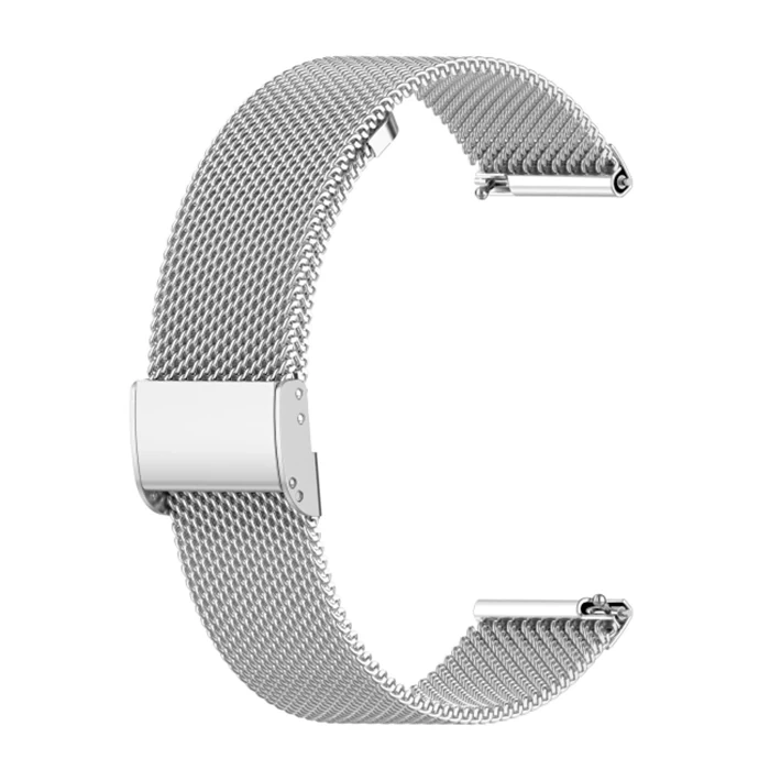 22MM Gear S3 Watch 4 -GT2 GT2E 46MM Kayış Kordon Milano Metal Klasik Kopça-(5775)