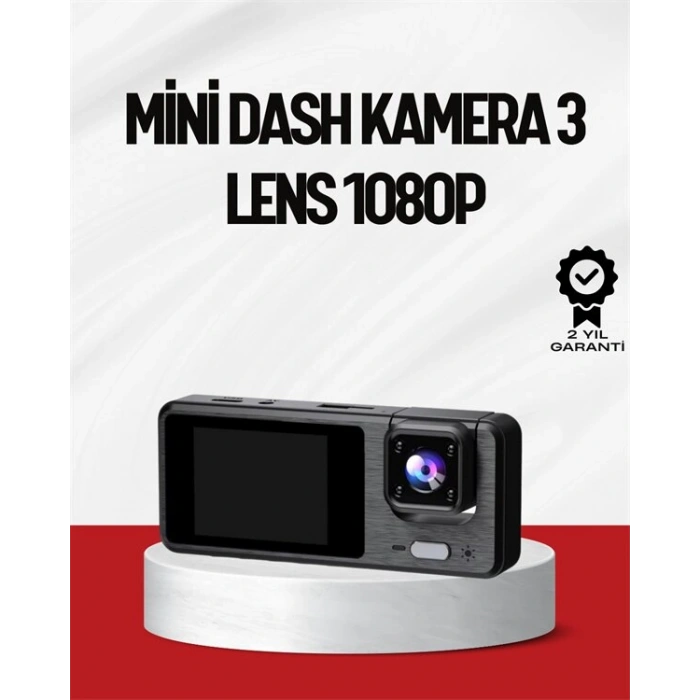3 Kameralı DVR Araç Kamerası – Tam Güvenlik Tam Kapsama