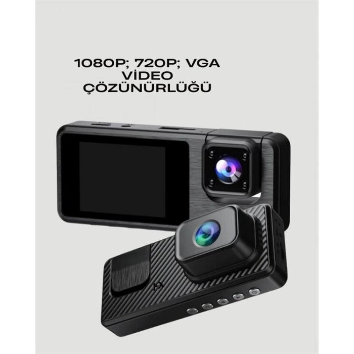 3 Kameralı DVR Araç Kamerası – Tam Güvenlik Tam Kapsama