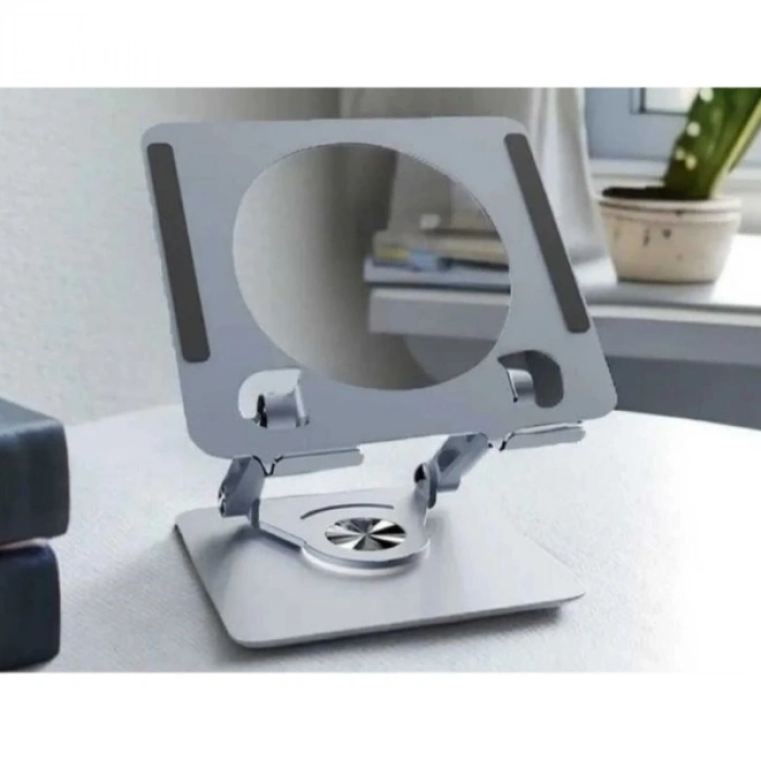 360 Derece Dönebilen Yükseltilmiş Masaüstü Ayarlanabilir Metal Tablet Standı